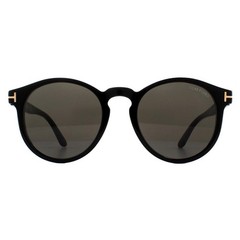 Tom Ford Sunglasses Ian 0591 01A Shiny Black Gray Smoke Gradient