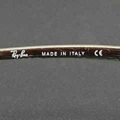 RayBan RB3186 Sunglasses Metal Frame Smoke Gradient Sports Style Rare Italy