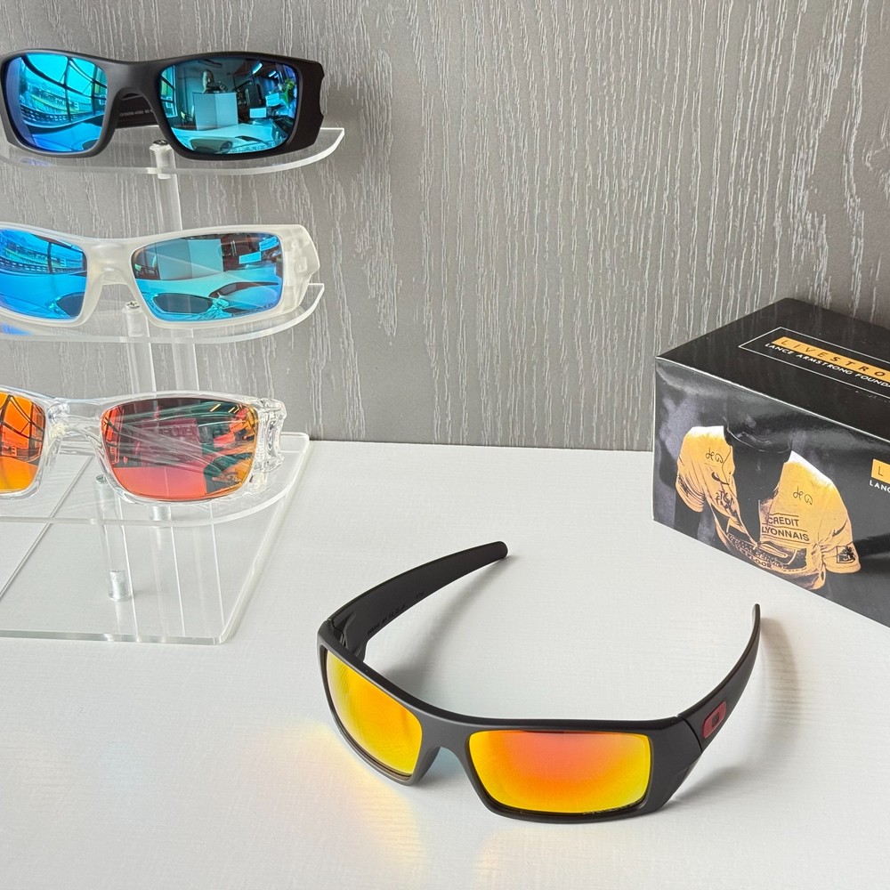 Oakley Gascan OO9014-4460 Sunglasses Matte Black Prizm Ruby Polarized Lens