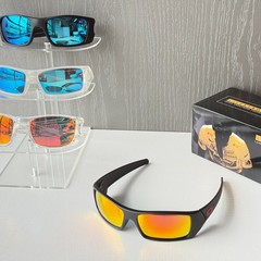 Oakley Gascan OO9014-4460 Sunglasses Matte Black Prizm Ruby Polarized Lens