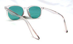2 Pack Clear Frame Blue Lens Sunglasses FF 22 02 GRY FWG 100% UV Protection