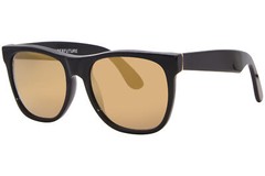 RetroSuperFuture Classic 052 A8 Sunglasses Black/Solid Yellow Zeiss 55mm