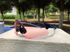 Oakley Sunglasses Plazma OO9512D-0439 Navy Ink Frames with PINK Lenses 125MM