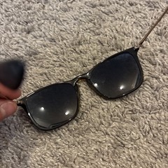 Ray Ban ITALY CHRIS RB4187 6390/80 54-18-145 TORTOISE GOLD SUNGLASSES AS IS