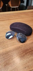Tom Ford Aviator Sunglasses Men’s Silver Frame And Reflective Mirror Lens