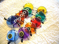 JOHN LENNON Sunglasses LARGER 2″ Classic Hippie 80’s Round Glasses COLORS 711050