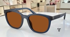 COACH HC8442U 591273 Cca00 Deep Blue Amber Solid 54 mm Men’s Sunglasses