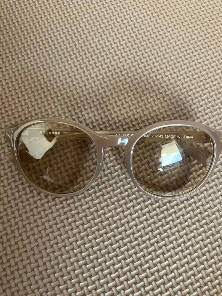 MUJI Sunglasses DFD28A4S-005 Brown MADE IN CHINA
