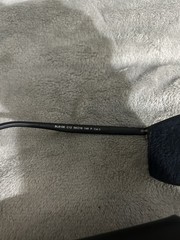 BOLON BL8108 Men’s Rectangle Sunglasses Black Metal/Plastic Gray Tinted 148mm