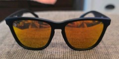 Knockaround Premiums Polarized Unisex Sunglasses-Black Matte Frame-Sunset Lenses