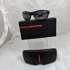PRADA Linea Rossa Rectangular Sport Sunglasses sps 13u 65D17 1B0-5LO 130 3N