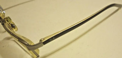 RAY BAN Full RIm Rectangular Glasses Frames 52[]16 Gun Mtl Unknown Model w/Case
