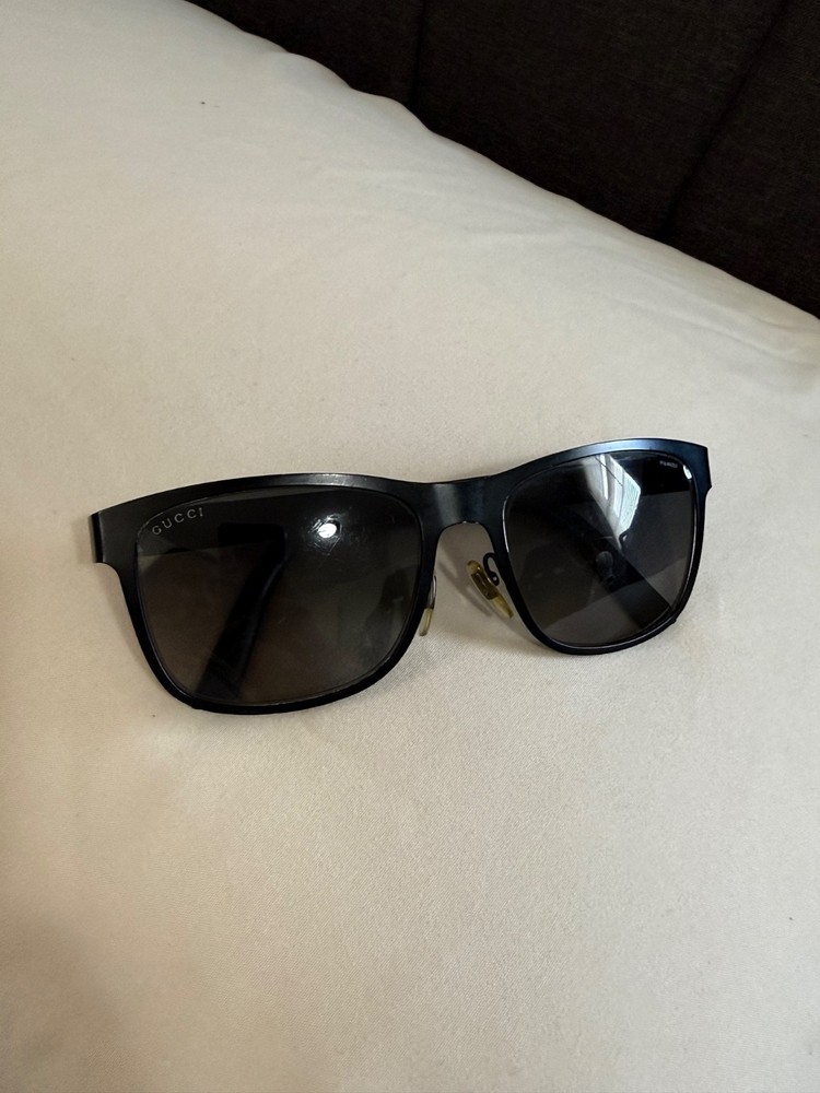 Gucci GG2247/S Polarized Black Sunglasses Designer Luxury Shades