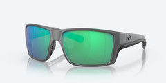 Costa Del Mar Reefton Pro Matte Gray/Green Mirror POLARIZED 580G 63mm Sunglasses