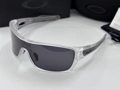 Oakley Turbine Rotor OO9307 Men’s Sunglass Clear Frames/Gray PRIZM Lenses