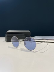 Garrett Leight X Ozzy Sunglasses Platinum Semi-Flat Indigo Brand New Never Worn