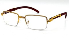 Dark Brown Lens Square Gold Marble Men Shades Outdoor Small Rapper Glasses Fancy