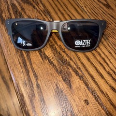 Aztec AZ 5005 Sunglasses Frame Men’s Matte Grey Frame with Gray Lens