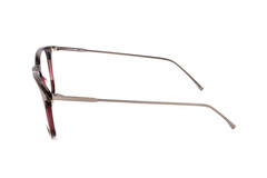 Lacoste Men’s 50 mm Striped Burgundy Grey Eyeglasses L2828-604-50
