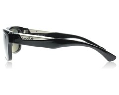BOLLE JUDE SHINY BLACK POLARIZED TNS GREY OLEO AR SUNGLASSES 11831 BRAND NEW 57