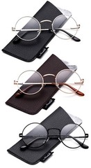 John Lennon Round Metal Frame Clear Lens Glasses with Spring Hinges The Beatles