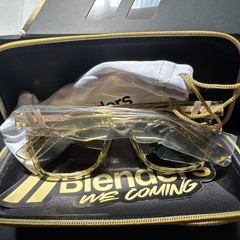 BLENDERS SUNGLASSES DEION Sanders Prime Time Model Limited Edition GOLD – NEW