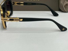 DITA LXN-EVO DTS403 Unisex Sunglasses Black/Gold Frame Luxurious Square Shades