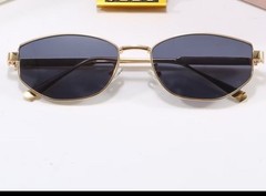 Dior Geometric Gold Metal 9214 Men’s Sunglasses Black Lens Designer Frame