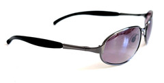 NWT Vintage 90’s Rectangle Metal Designer Sport Sunglasses (S. Gunmetal)