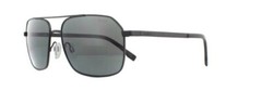 Bolle 12580 Navis Aviator Sunglasses, Matte Gunmetal, HD Polarized TNS Gray Lens