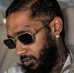 Star Celebrity Nipsey Hussle Fashion Sunglasses Style Design Brand Luxury Icon