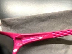 Rare OAKLEY FIVE Sunglass Pink Frame Black Lens Eyewear Storage Bag Discontinued