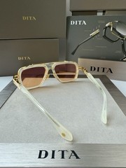 DITA LXN-EVO DTS 403 06 WHITE SWIRL YELLOW GOLD APRICOT SUNGLASSES AUTHENTIC