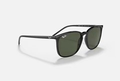 NEW Authentic Ray-Ban RB4387 601/71 Black Green Sunglasses 56-18-145 W/Box