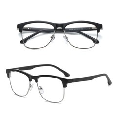 5 in1 Men Magnetic Clip On Polarized Sunglasses Half Frame Glasses Frames New