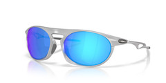 Oakley Sunglasses Neo Jacket OO4065-0258 Satin Chrome / PRIZM Sapphire Lens