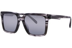 Michael Kors Abruzzo MK2217U 396688 Sunglasses Men’s Black Horn/Grey Lenses 55mm