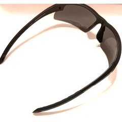Men’s Epoch Black Frame Sunglasses with Polarized Smoke Lens