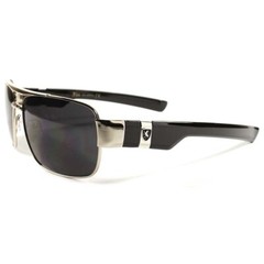 Designer Modern High-End Stylish Fashion Mens Womens Rectangle Silver Sunglasses