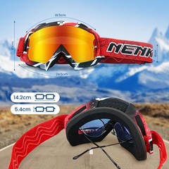 Dirt Bike ATV Goggles for Adults – Motocross OTG UV400 Anti-Fog Protection