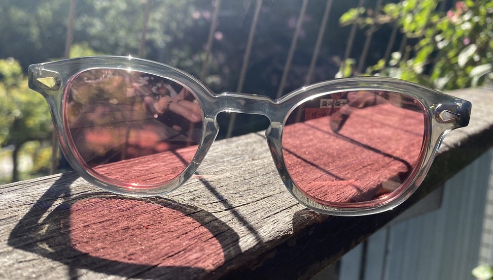 Vintage Pink Sunglasses Men Polarized Sunglasses Johnny Depp Sage glasses UV400