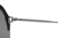Thom Browne Sunglasses TBS811 03 Silver Titanium/Navy/Red/Grey