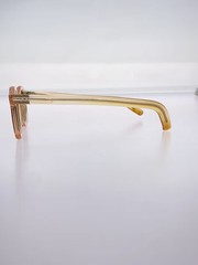 Other Brands Estimated 1940s Vintage Sunglasses Wellington Plastic ORN GRN Men’s