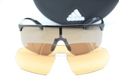 NEW ADIDAS SP 0005 01E BLACK MIRRORED AUTHENTIC SUNGLASSES W/CASE 137MM