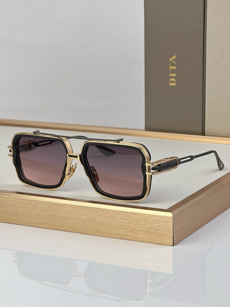 DITA Hyperlux 1000 DT470 Square Sunglasses 58-15-142 Unisex Authentic Japan