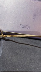 Fendi FF 0286/S Aviator Sunglasses Gold Metal Frame(ORIGINALS)