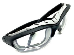 MOTORCYCLE Day Riding Padded Safety Protective SUN GLASSES GOGGLES Clear Lens