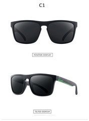 Polarized Square Sunglasses for Men Women Sport Driving Fishing Mirrored UV400
