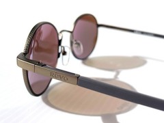 NEW REVO RILEY Matte Gunmetal POLARIZED Blue Water Lens Sunglass RE 1143 00 BL