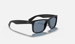 Ray-Ban Justin Black Rubber/Dark Blue Polarized 54mm Sunglasses RB4165 622/2V 54